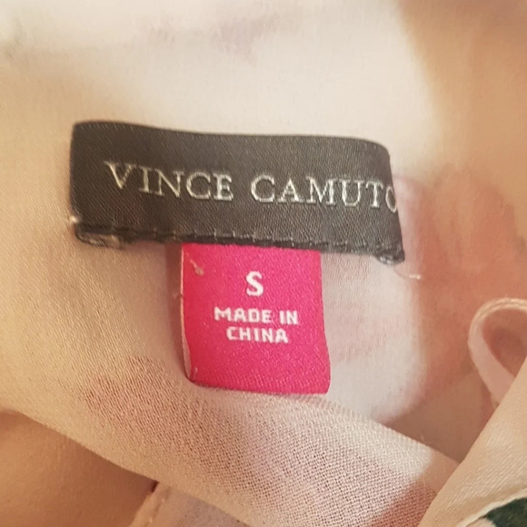 Vince Camuto floral sleeveless blouse SZ  S - Picture 5 of 7